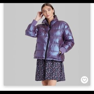 Beautiful shiny purple